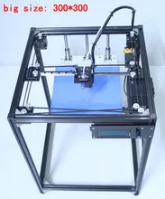 ifancybox 3 XXL single extruderDIY corexy 3d printer Kit big size linear guide aluminum Frame dual color extruder 3d printer