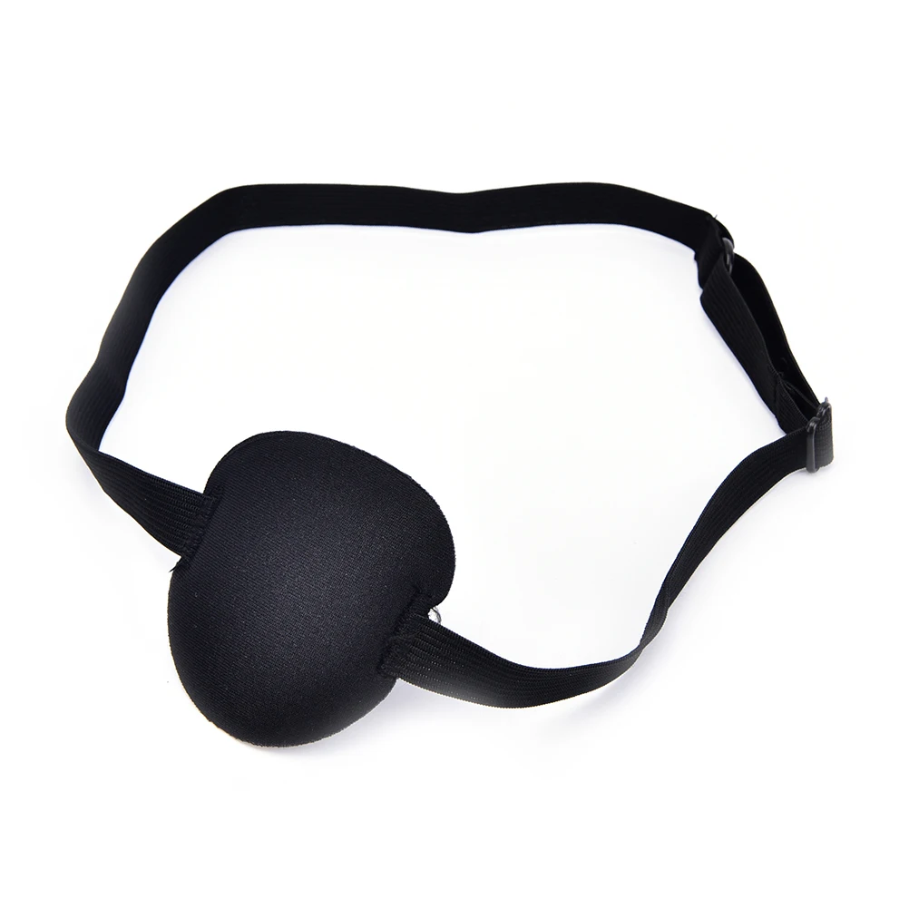 1Pcs Black Medical Use Concave Eye Patch 3D Foam Groove Eyeshades For Lazy Eye Hot Sale