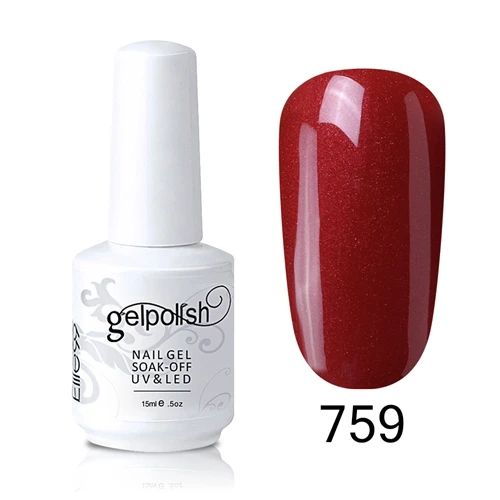 Elite99 15 пилка для ногтей стойкий Гель-лак для полировки ультрафиолетовая и Светодиодная лампа лак для ногтей DIY лак для ногтей инструменты для маникюра - Цвет: GNS759