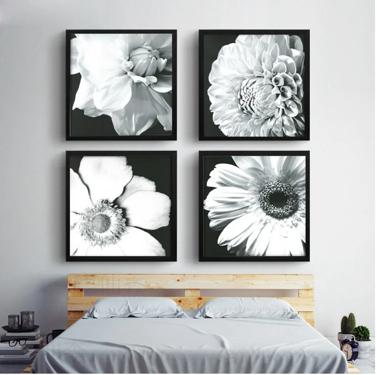 Unframed 4 Pcs Multi Panel Canvas Wall Art Modern Printed Oil Painting