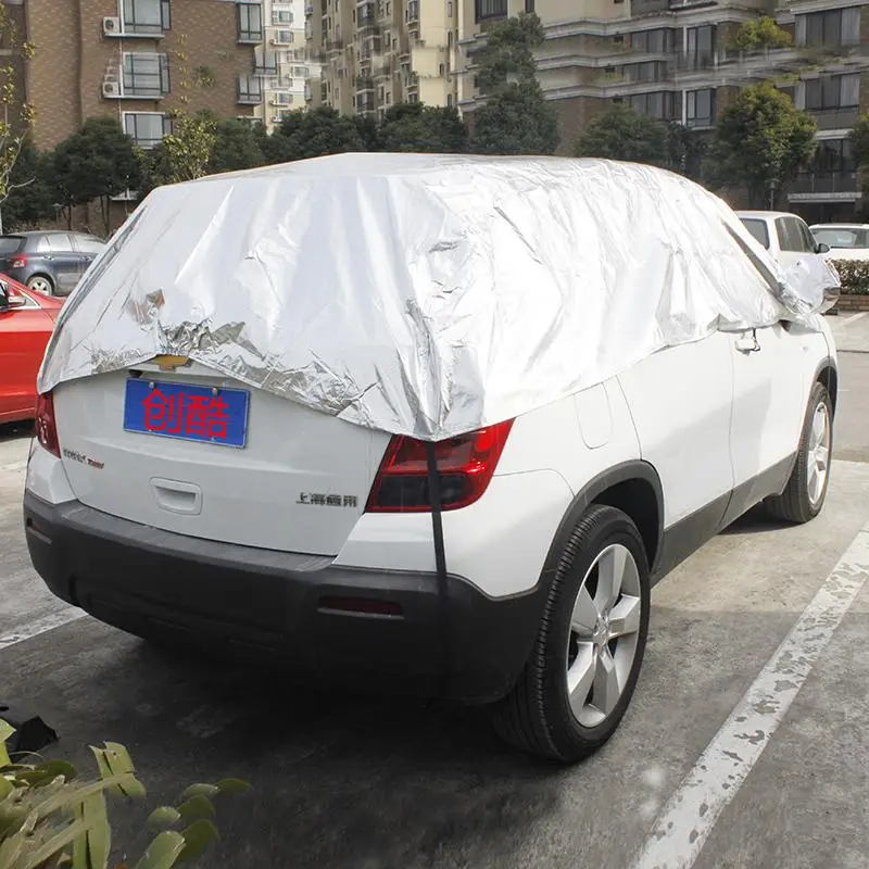 Светоотражающие анти солнцезащитный крем антифриз половина лобовое стекло автомобиля тела одежда покрытие автомобиля для Chevrolet Cruze Captiva trax malibu