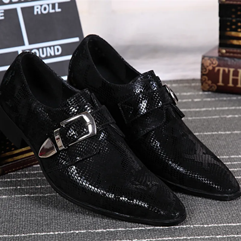 Aliexpress.com : Buy European Mens Wedding Shoes Flats Black Classic ...