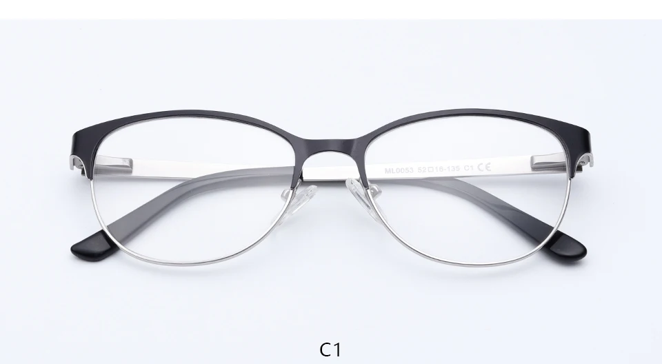 Женские оправы для очков из сплава, прозрачные модные дизайнерские очки, Женские аксессуары# ML0053