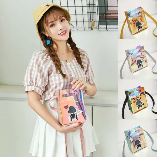 

Women Transparent Jelly Bag PVC Clear Crossbody Tote Handbag Messenger Shoulder packing cubes luggage tag with fashion girl