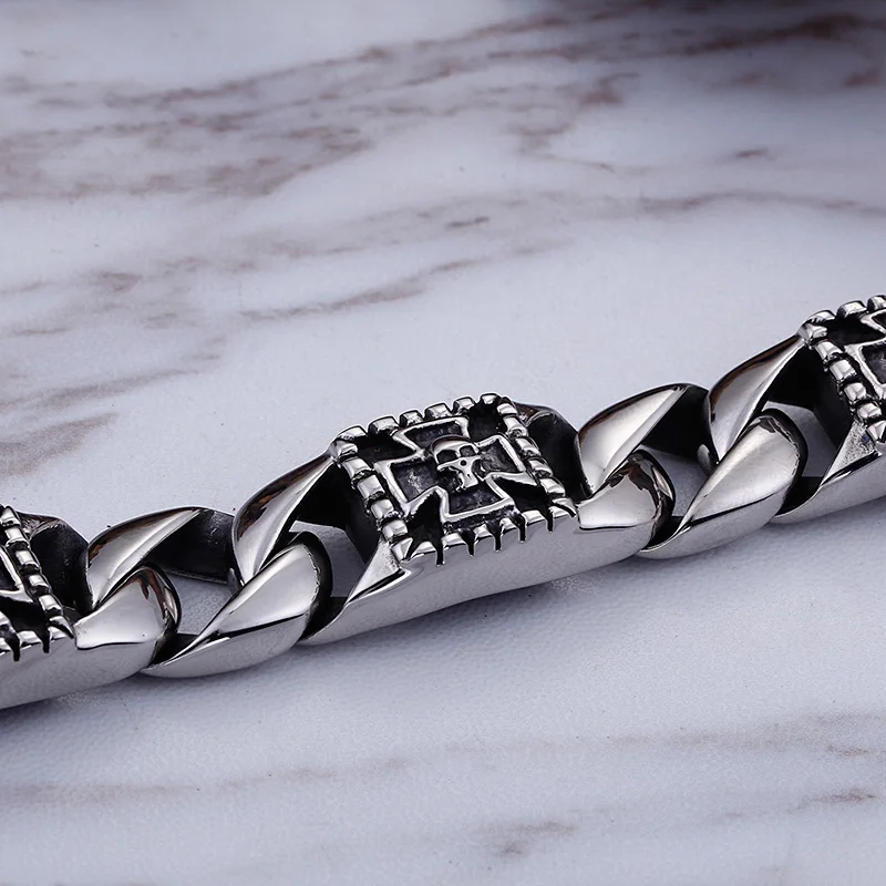 Мужской браслет скелет с черепом из нержавеющей стали 316L|men bracelet|bracelet menskeleton bracelet |