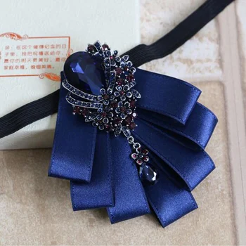 

Luxury British Style Formal Bow Tie Gentlemen Wedding Banquet Jewelry Butterfly Bowknot