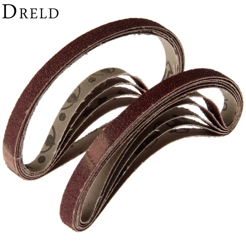10pcs 10x330mm Abrasive Sanding Belt For Belt Sanders Bench