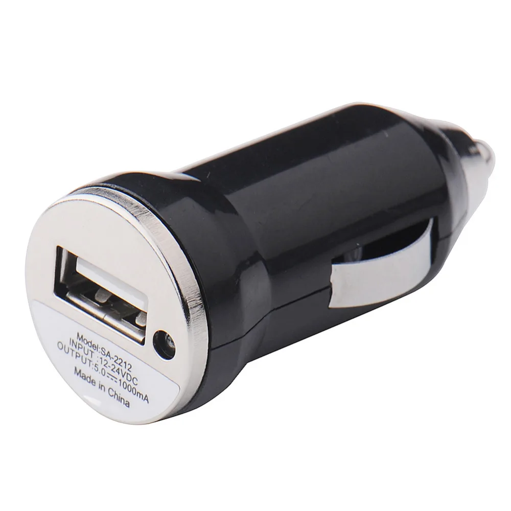 Universal USB Car Charger Cigarette Lighter Adapter Charger 5V 1A USB Power Adapter For Iphone Samsung Xiaomi all Smart Phones