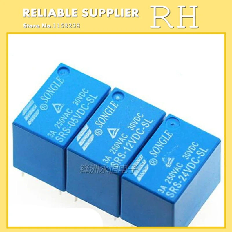 

20PCS/lot Signal relay 4100 SRS-05VDC-SL SRS-12VDC-SL SRS-24VDC-SL 5V 12V 24V 3A A set of conversions 6PIN