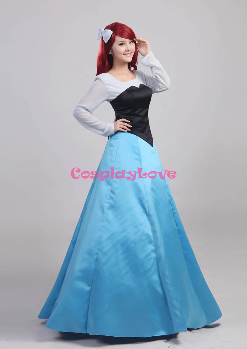 CosplayLove/голубое платье принцессы Ариэль на заказ Костюм для костюмированной