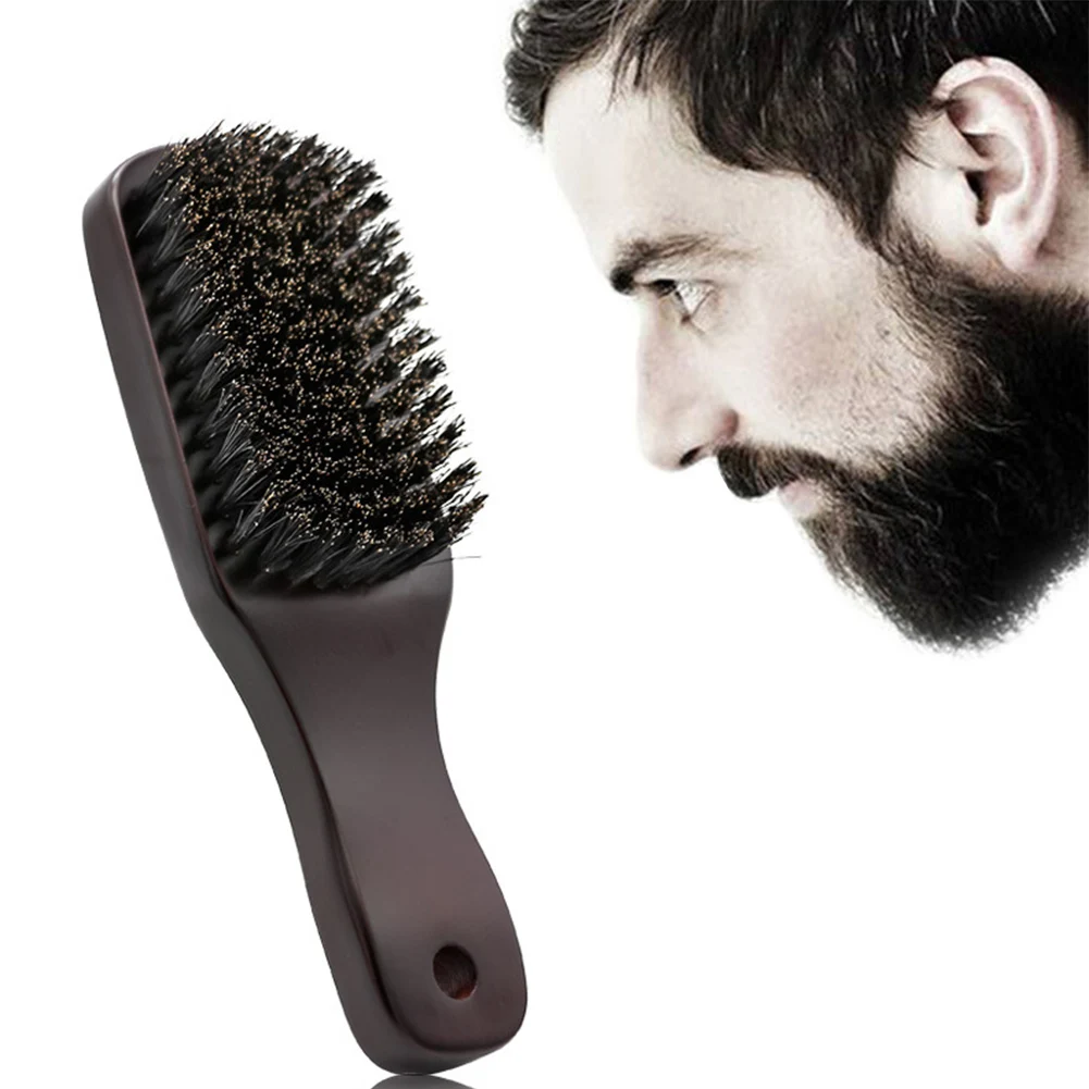 Мужская щетка для бороды(мягкая щетина) | щетина кабана работает со всеми бальзамами и маслами для бороды