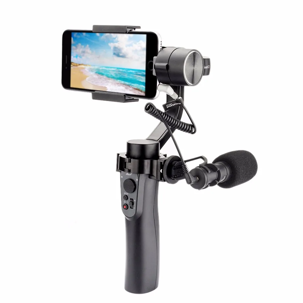 Zhiyun SMOOTH Q 3-Axis Handheld Gimbal Stabilizer for Smartphone action camera phone for iPhone X Gopro Hero 6 5 sjcam Xiaomi YI feiyutech spg gimbal 3 axis handheld gimbal stabilizer for iphone 7 6 plus smartphone gopro action camera vs zhiyun smooth q