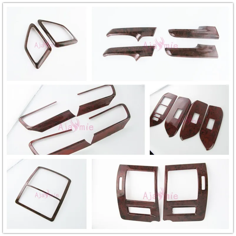 

For Toyota Land Cruiser 150 Prado LC150 FJ150 2010-2017 Interior Wood Cover Trim Panel Package Car Styling Accessories