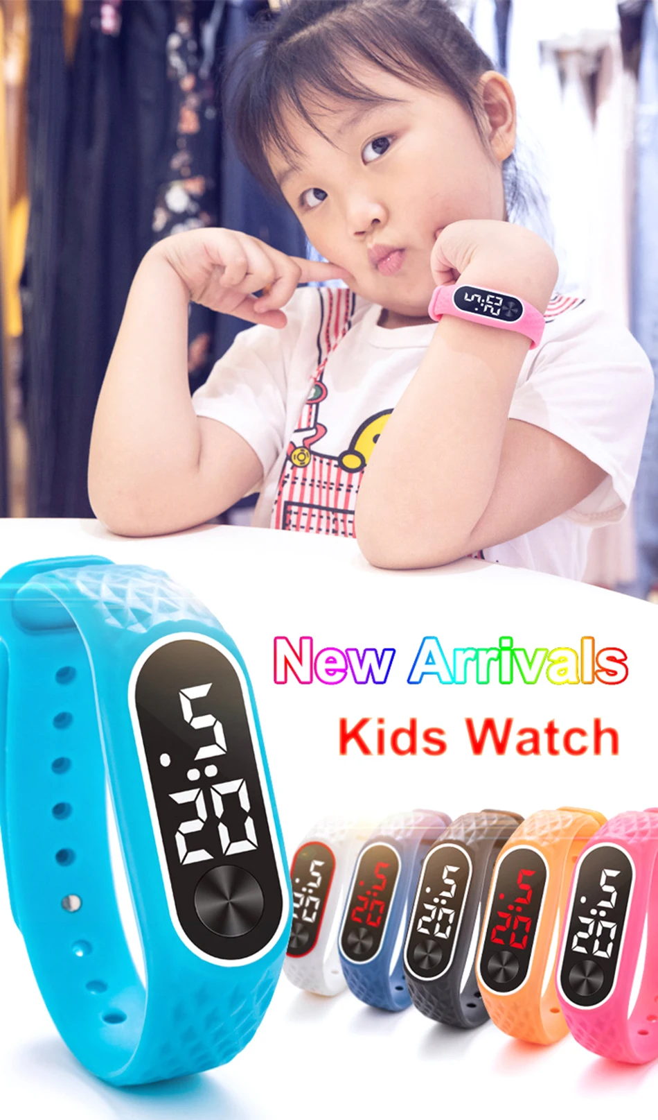 Children's Watches Kids LED Digital Sport Watch for Boys Girls Men Women Bracelet Electronic Silicone Watch relogio infantil