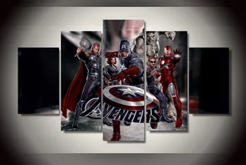 

Unframed Printed Avengers Movie Modern Wall Painting On Canvas Home Decoration Print Famous Film Poster Picture For Living Room