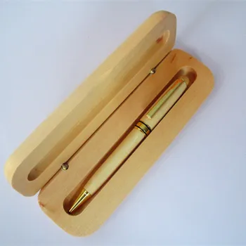 

Baboom Material Ball Point Ballpoint Pens With Wooden Box Classic Office Stationery Gift