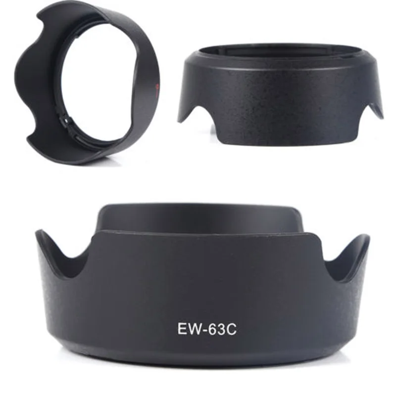 Бесплатная доставка бленда EW-63C EW63C для Canon EF-S 18-55 мм f/3,5-5,6 IS STM камеры бленда Защита объектива ew 63c - изображение