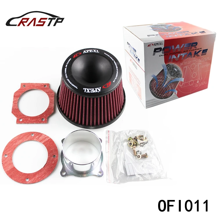 Apexi Universal Car Vehicle Intake Air Filter 75mm Dual Funnel Adapter