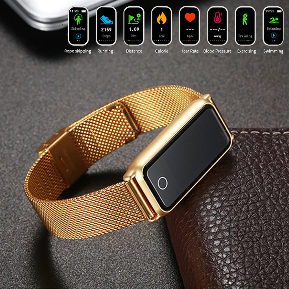 Смарт браслет женские спортивные часы Для мужчин Фитнес трекер Smartwatch