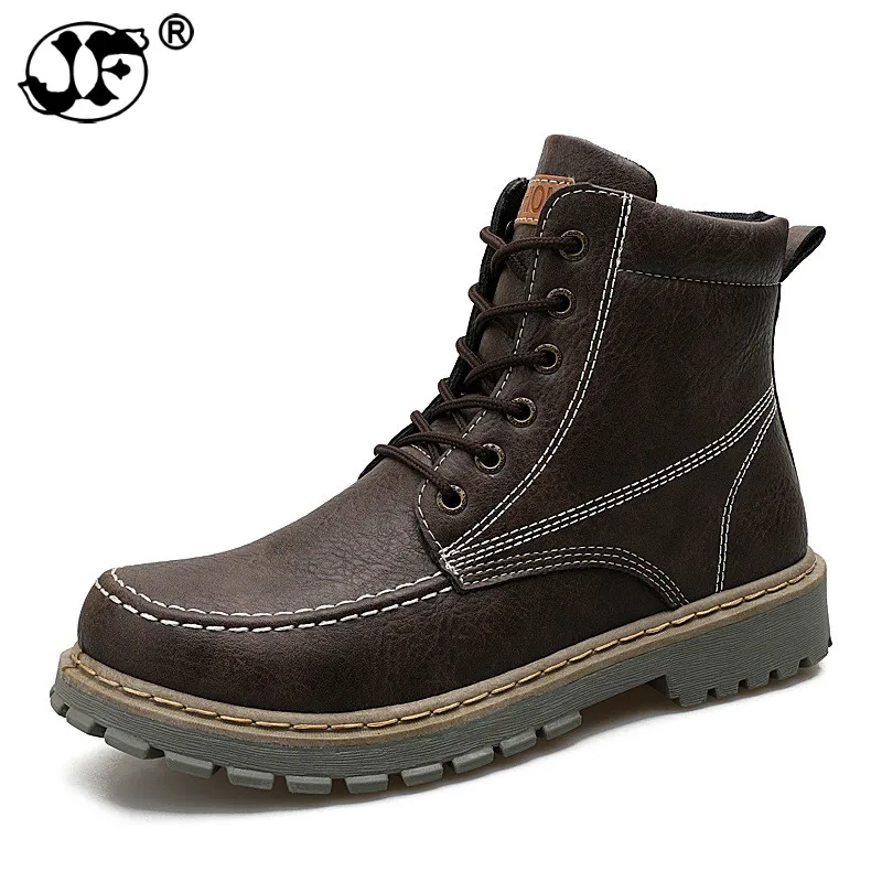 

2018 Martin Boots Men High-Top Leisure Outdoor Short Boots British Retro Cowhide Leather Boots Winter Warm Men Shoes FGB67