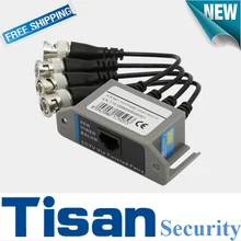 5pcs New 4CH HDCVI/AHD/HDTVI Passive Video Balun for HD Analog cctv surveillance system