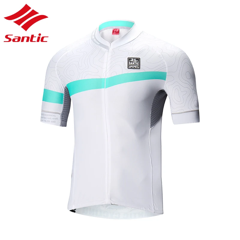 

Santic Jersey Cycling Jersey Men Summer Breathable Motocross Jersey Cycling Clothing Downhill Jersey Maillot Ciclismo Shirt