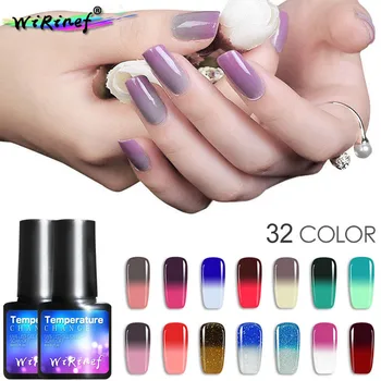

Gel nail polish base and top coat not easily scratched NailPoly Gel Lasting Finger Nail Temperature Change Y520