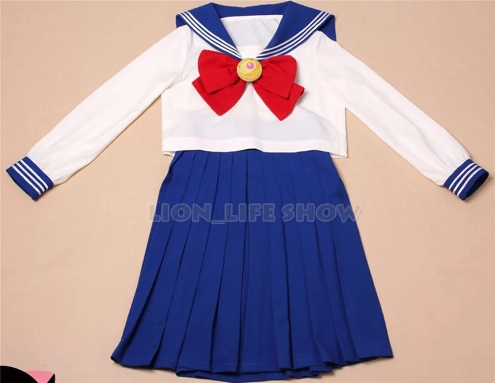 Японское аниме Сейлор Мун косплей костюм матроса костюм Школьная форма платье Sailormoon индивидуальные XXS-XXXL
