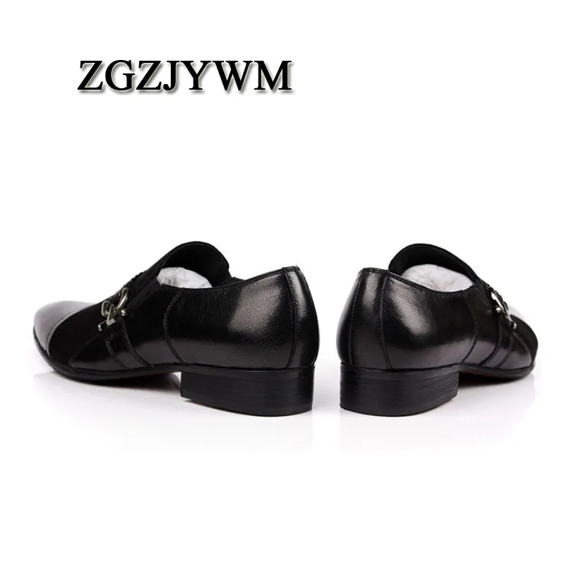 Nubuck Mode Nouvelle Casual Classique Gentleman Motif Homme Noir En Pointu Bout Confortable Véritable Black Chaussures on Cuir Plat Slip Zgzjywm dFP4xq5wd