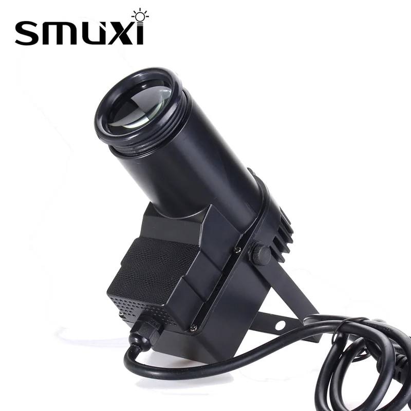 

Smuxi 30W AC110-240V DMX RGBW LED Light Pinspot Light Beam Spotlight 6CH Professional DISCO KTV DJ Lighting Effect