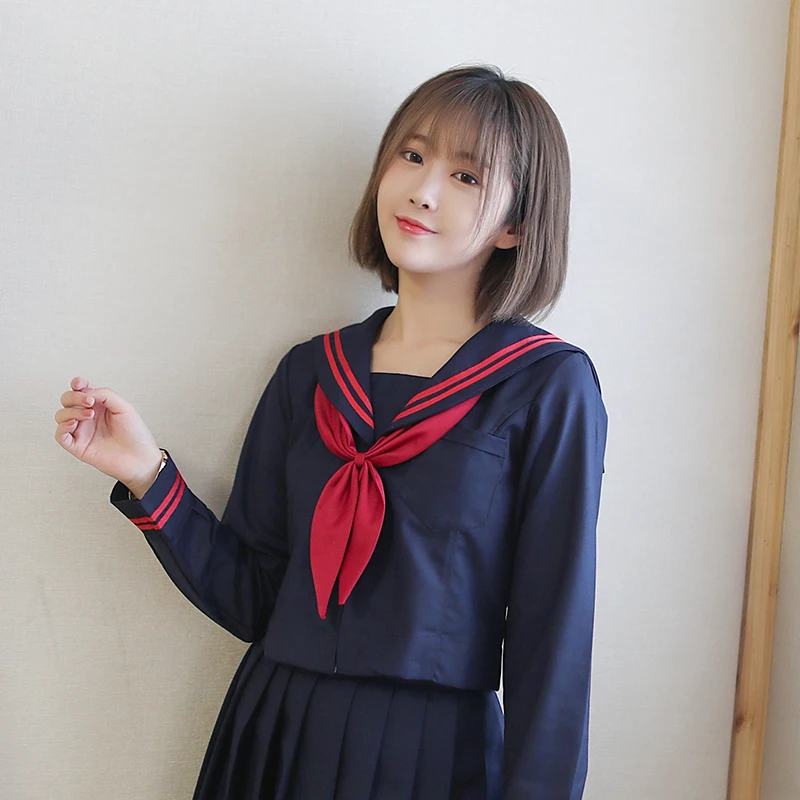 Новинка года; японская школьная форма для девочек; школьная форма морского флота для девочек; костюм для костюмированной вечеринки в стиле аниме Enma ai
