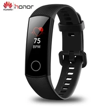 Huawei Honor Band 4 смарт-Браслет фитнес-браслет AMOLED цветной сенсорный экран фитнес-трекер для измерения сердечного ритма Smartband плавание сон оснастка