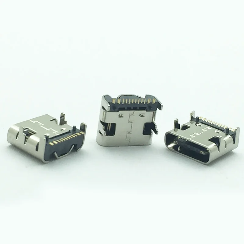 10 шт./лот Тип C 16 контактный разъем SMT разъем USB 3,1 тип-c гнездовой размещение SMD DIP для PCB дизайн DIY высокий ток зарядки
