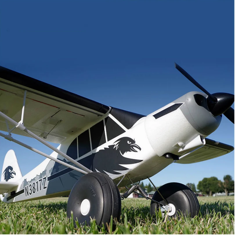 Радиоуправляемый самолет FMS 1700 мм 1 7 м PA 18 J3 Piper Super Cub 4S 5CH с гироскопом