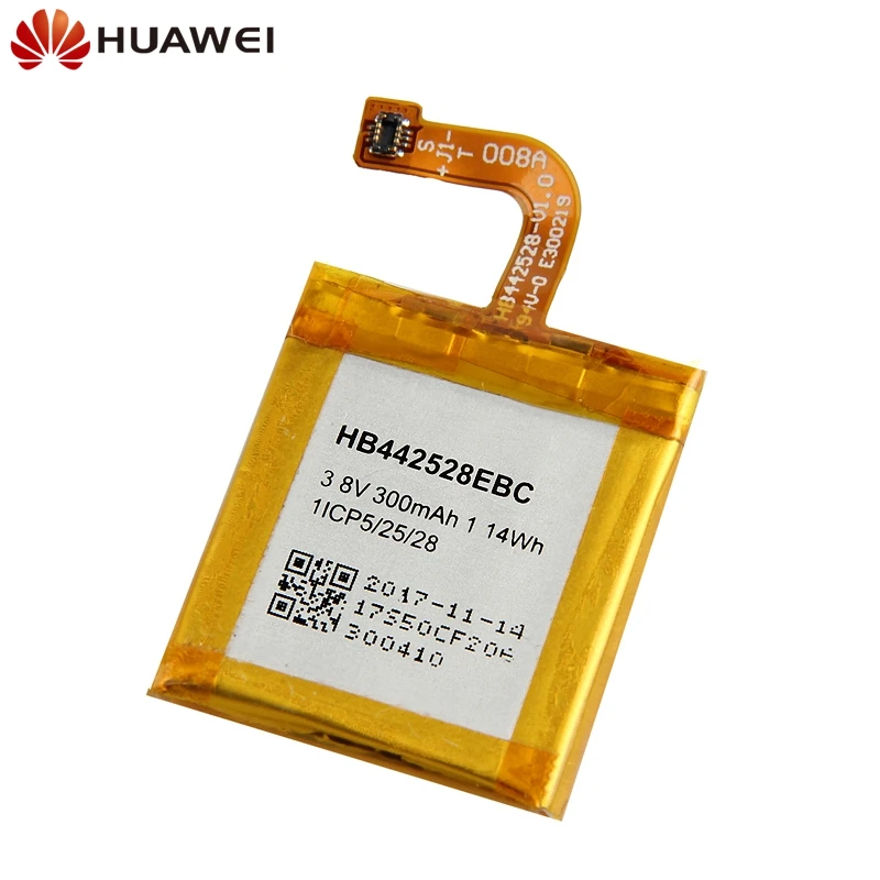 Huawei Оригинальные Замена Батарея HB442528EBC для часы 1 300 мАч аутентичная батарея