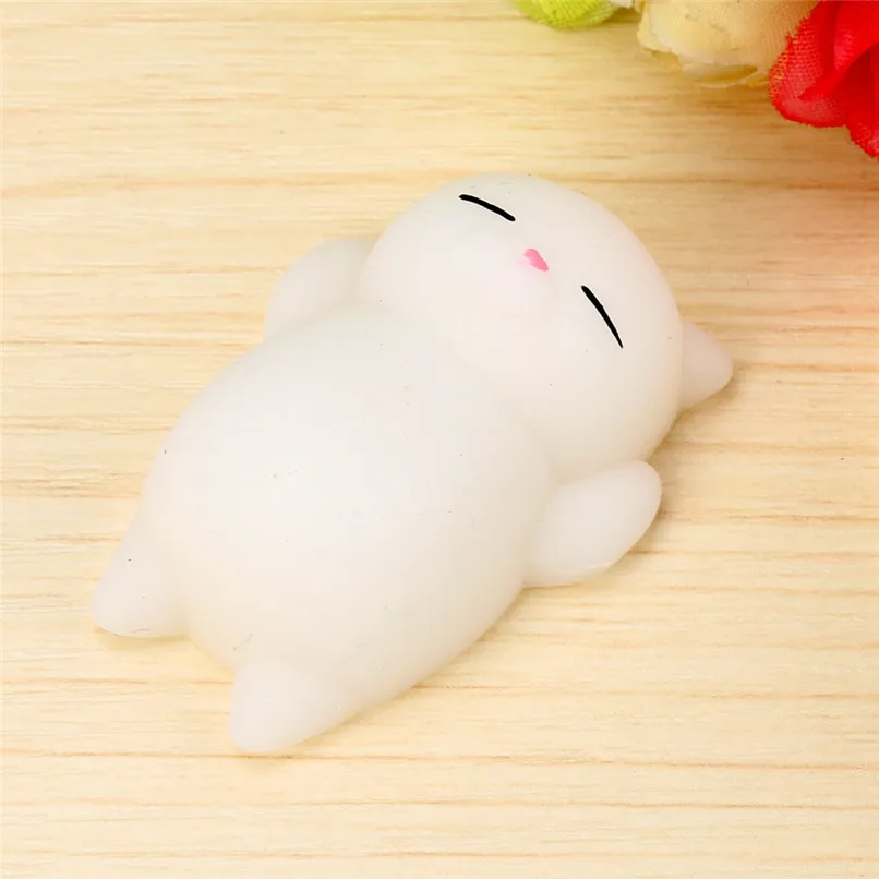 

2017 Cute Mochi Squishy Cat Squeeze Healing Fun Kids Kawaii Toy Stress Reliever Decor New arrival Car Ornaments drop shipping