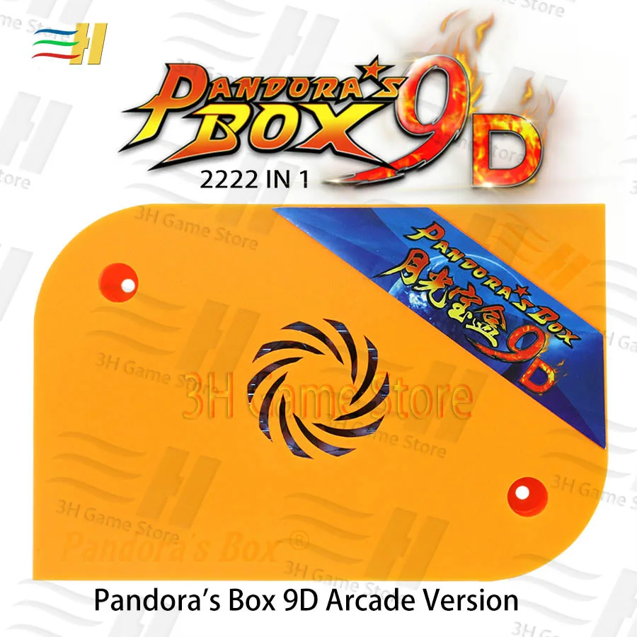 2019 Pandora Box 9d 2222 in 1 arcade version jamma game board Pandora's Box 9 hdmi vga For arcade machine arcade cabinet pac man