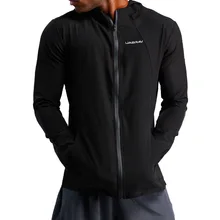 UABRAV, одна штука, мужские куртки для бега, тонкая кожа, спортивная куртка с капюшоном, быстросохнущая, для улицы, спортивная куртка, для велоспорта, велосипеда, одежда для велоспорта