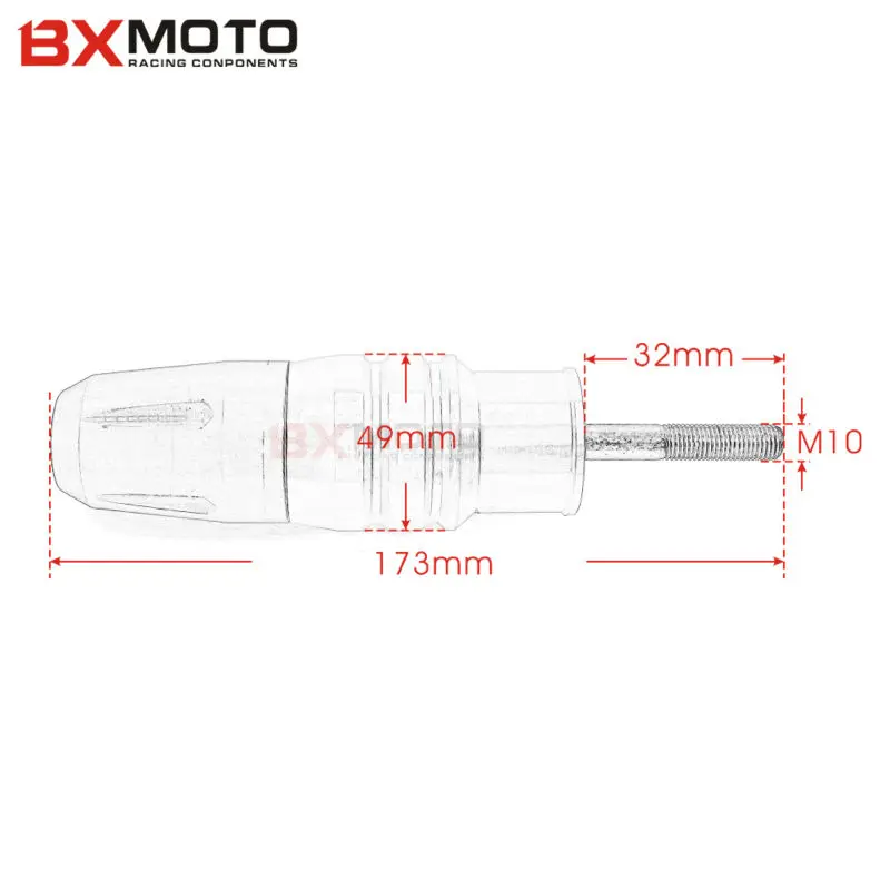 Для Kawasaki Z800 Z900 RS Z250 Z300 Z650 ninja 250 300 Мотоцикл Запчасти выхлопная Рама Ползунки Краш