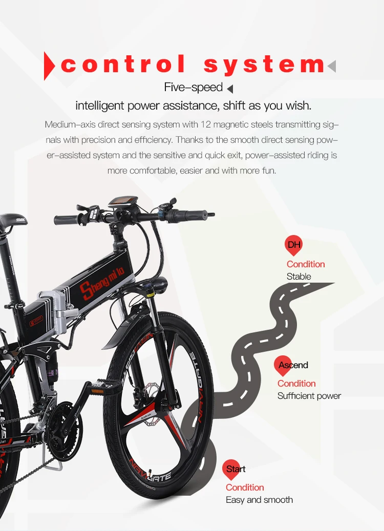 Best 26 inch klapp elektrische mountainbike 48 V variable geschwindigkeit smart ebike Doppel batterie eingebaute lithium-batt bike 4 Best 26 inch klapp elektrische mountainbike 48 V variable geschwindigkeit smart ebike Doppel batterie eingebaute lithium-batt bike 4