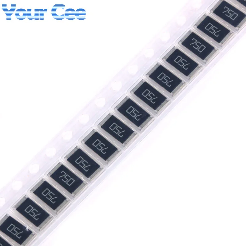 50 шт. 2512 SMD чиповый резистор 75 Ом 75R 750 1 Вт 5% Комплект сделай сам | Электронные
