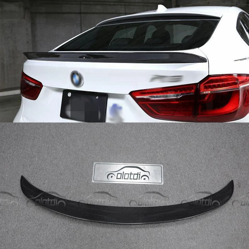 

F16 F86 3D Style Car Styling Real Carbon Fiber Rear Trunk Lip Spoiler Splitter Wing for BMW F16 F86 X6 X6M