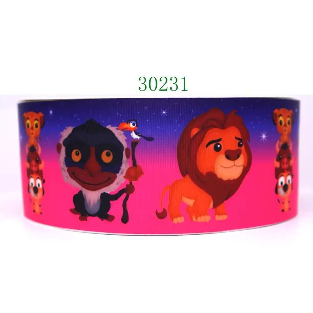 50 ярдов Цветок напечатанный grosgrain ленты 30328