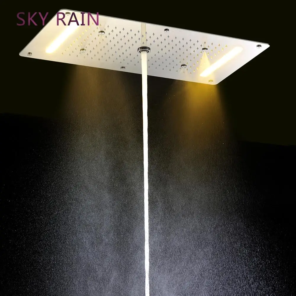 Многофункциональный смеситель для душа SKY RAIN 304 SUS со светодиодсветодиодный