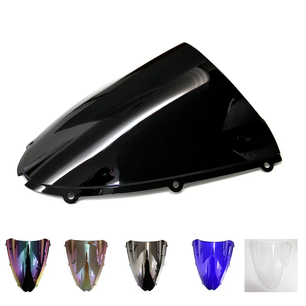 

Motorcycle Windshield Windscren Protector Double Bubble For Kawasaki ZX6R ZX-6R 636 2005 2006 2007 2008 ZX10R ZX-10R 2006 2007