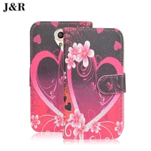Cute Cartoon Cover For Vodafone Smart Prime 7 Wallet Leather Cover For Vodafone VFD600 Smart Prime 7 Filp Case Phone Bags&Cases