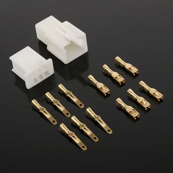 

High quality 1/5/10Sets 2.8mm Electrical wire Connector Male Female Motorcycle terminal plug Kits