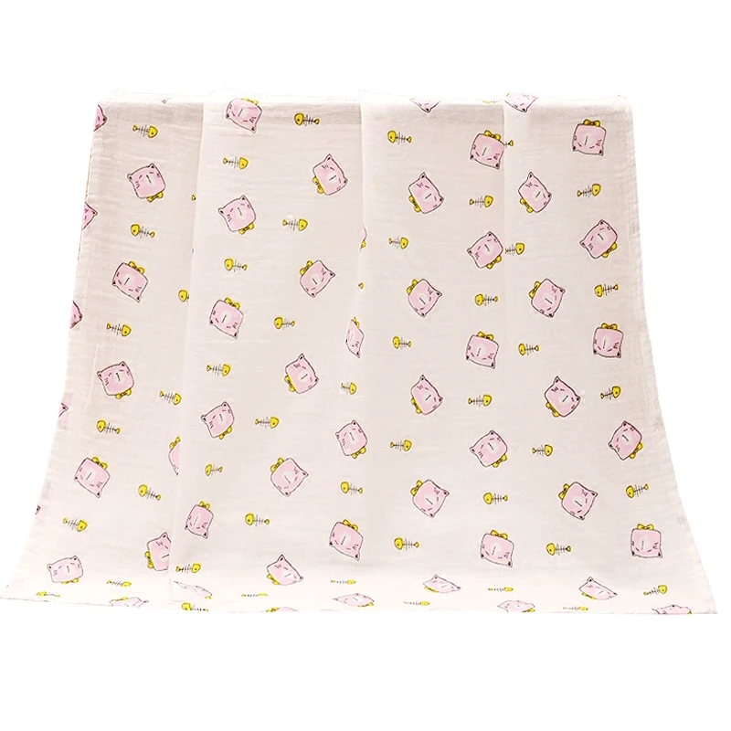 Многоцелевой Два слоя 100% хлопок муслин детские Одеяло s постельные принадлежности младенческой Пеленальный Полотенца для новорожденных