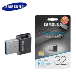 Оригинальный samsung USB 3,1 флешки 32 ГБ 64 ГБ 200 МБ/с. Memoria Usb 3,0 Флешка 128 ГБ 256 ГБ 300 МБ/с. мини U диск Memory Stick