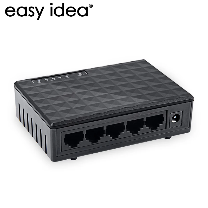adapter network switch Switch Mini HUB Fast Port 5 10/100Mbps Network LAN adapter network switch Switch Mini HUB Fast Port 5 10/100Mbps Network LAN